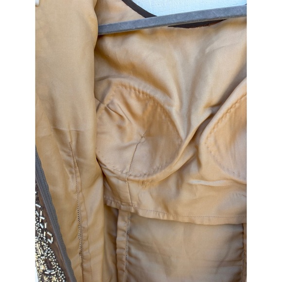 Vintage Scala Beaded Mini Formal‎ Cocktail Evening Party Dress, Exquisite, Sz 4 - Picture 7 of 13